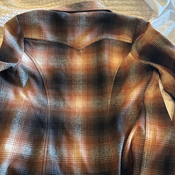 Pendleton Brown and Black Plaid Shirt - Picture 7 of 8